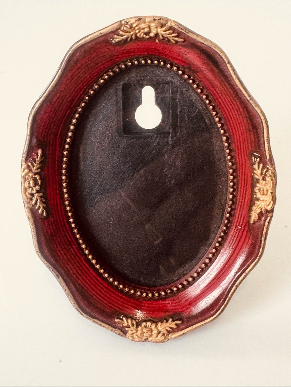Vintage Ornate Oval 4 inches Small Wall / Table Frame - Decorative Home Accent